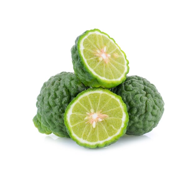 Bergamot isolated on white