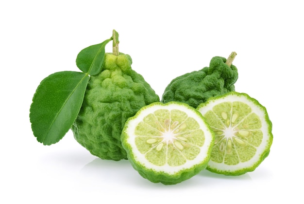 Bergamot isolated on white