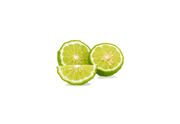 Bergamot isolated on white