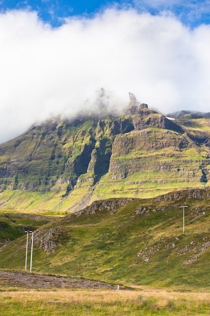 Bergen IJsland landschap