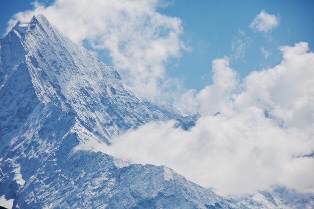 Bergen in de regio Sagarmatha, Himalaya