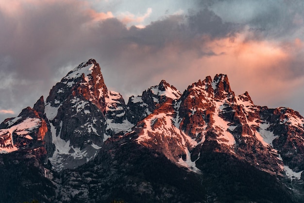 Bergen in Grand Teton Nationaal Park Wyoming