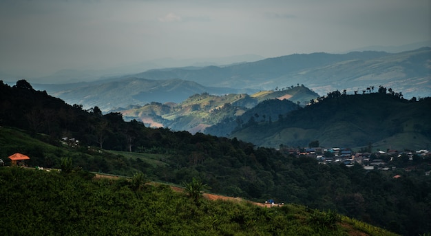 Foto bergen in thailand