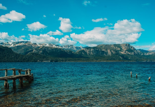 Foto bergen met meer