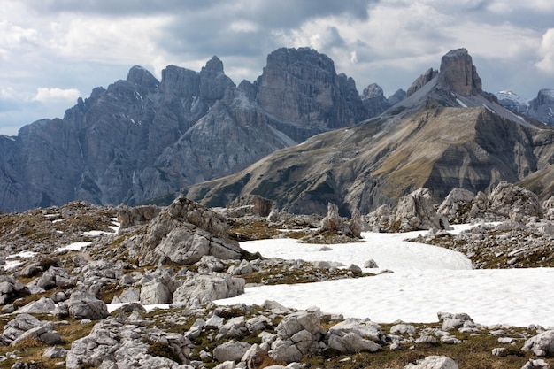 Bergen rond Tre Cime di Lavaredo - Dolomieten, Italië