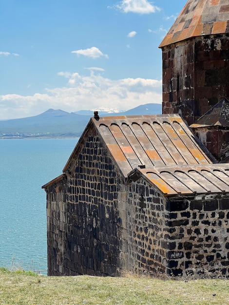 Foto berglandschap armenië mooi landschap mooi landschap bovenaanzicht