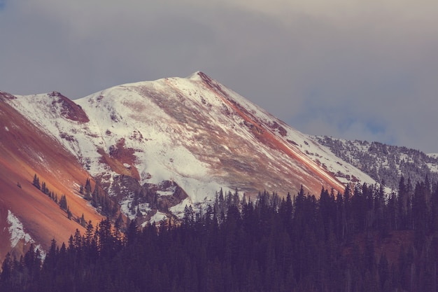 Berglandschap in Colorado Rocky Mountains, Colorado, Verenigde Staten.