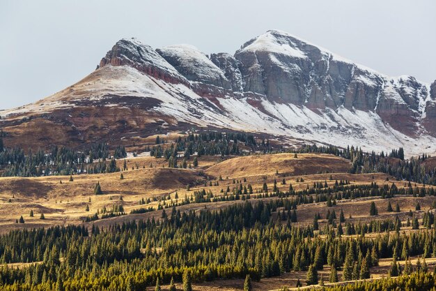 Berglandschap in Colorado Rocky Mountains, Colorado, Verenigde Staten.