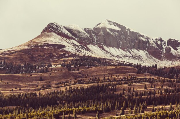 Berglandschap in Colorado Rocky Mountains, Colorado, Verenigde Staten.