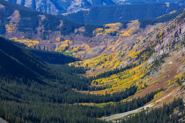 Berglandschap in Colorado Rocky Mountains, Colorado, Verenigde Staten.