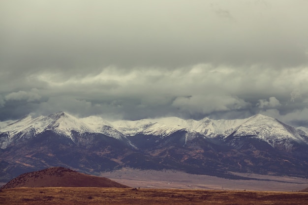 Berglandschap in colorado rocky mountains, colorado, verenigde staten.