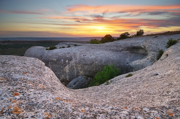 Berglandschap Samenstelling van de natuur