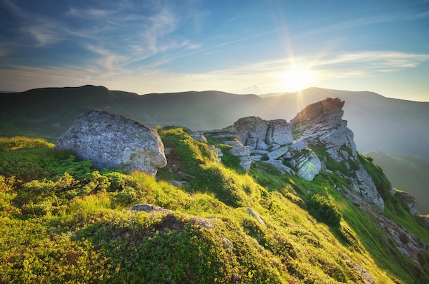 Berglandschap.