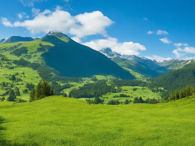 Foto berglandschappen alpenlandschappen