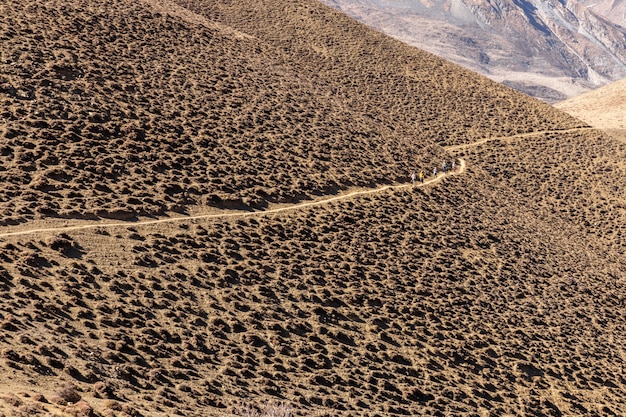 Bergpad in de Himalaya