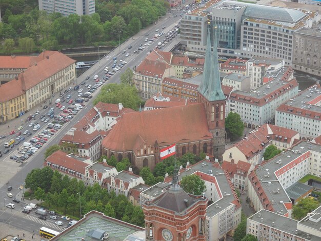 Berlin aerial view