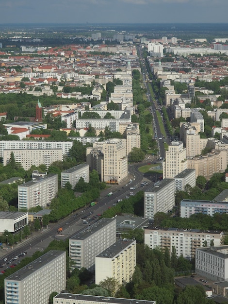 Photo berlin aerial view