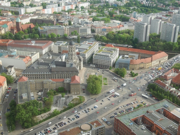 Berlin aerial view