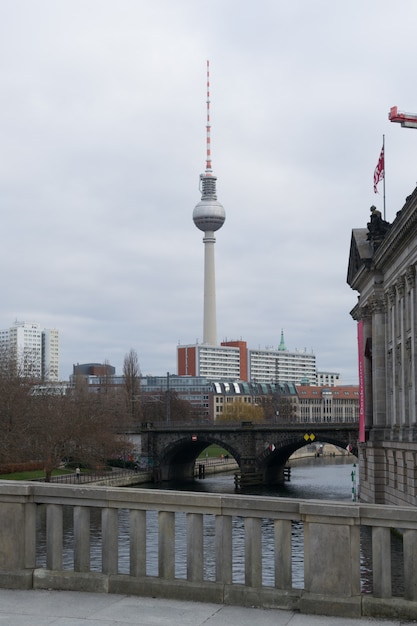 Berlino, germania tv tower simbolo città