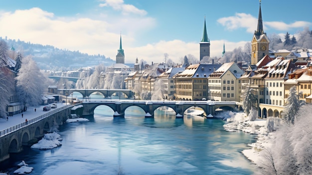 Bern in de winter