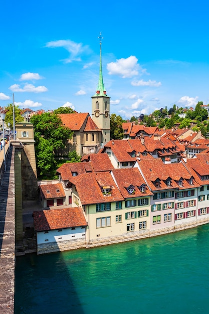 Bern luchtfoto panoramisch uitzicht Zwitserland