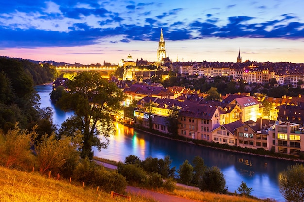 Bern luchtfoto panoramisch uitzicht Zwitserland