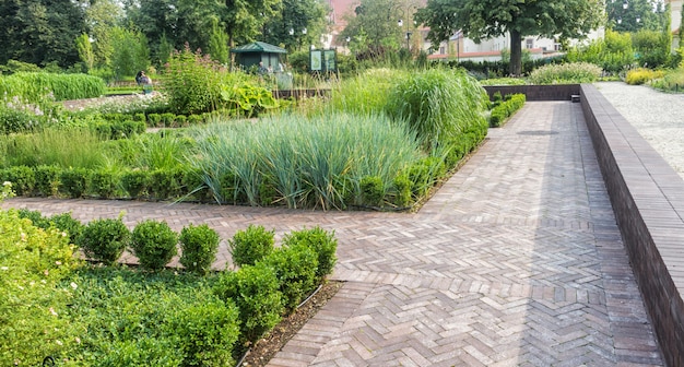 Bernardine Gardens park in the center of Vilnius