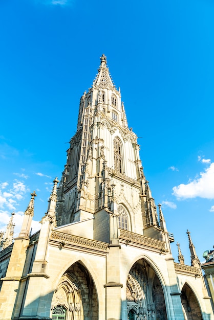 Berner munster cathedral in switzerland