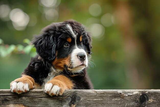 Berner Sennen schattige hond puppy dag