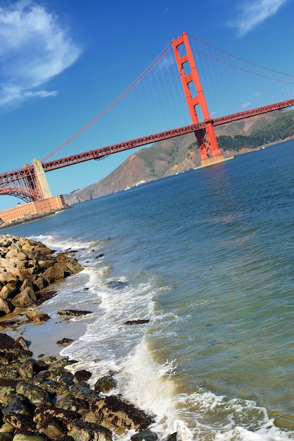 Beroemde Golden Gate Bridge, San Francisco, VS