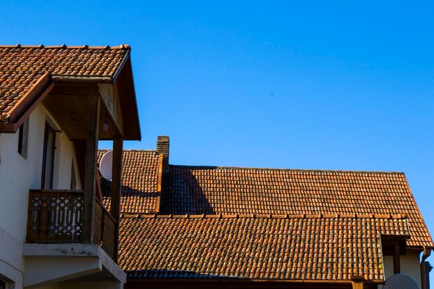 Foto beroemde oude stad in georgië mtskheta oude huizen reisbestemming