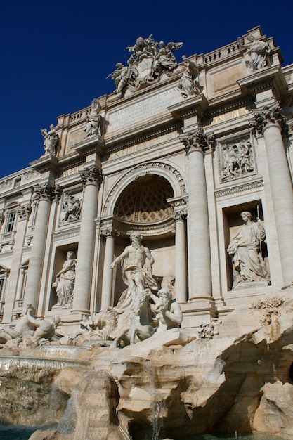 Beroemde Trevi-fontein in Rome Italië