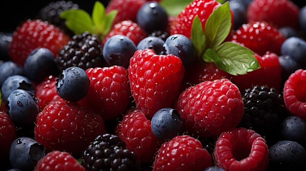 Photo berries galore strawberries