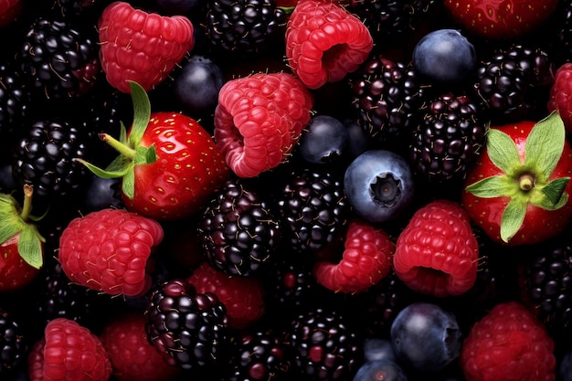 berries texture background