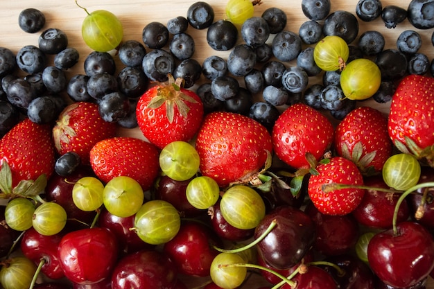 Berries variety - berries .