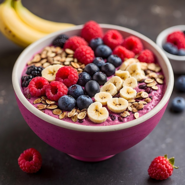 Berry Banana Smoothie Bowl