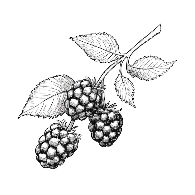 Berry blackberry ai generated