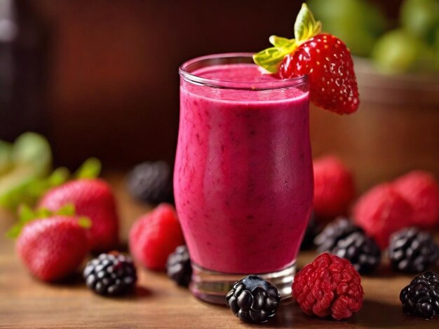 Berry Blast Colorful and NutrientRich Summer Juice