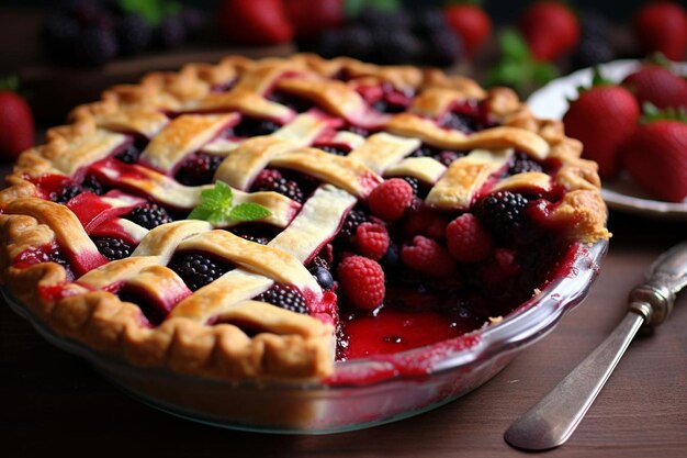 Foto berry burst pie delight pie foto