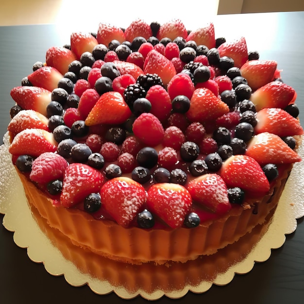 berry cake