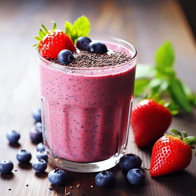 Berry Chia Smoothie