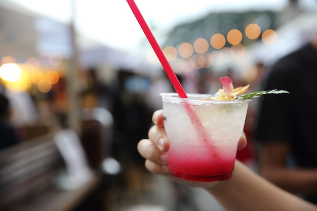 berry cocktail in Thailand market