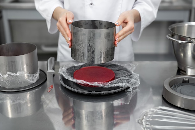 Foto gelatina di frutti di bosco ripieno per torta.