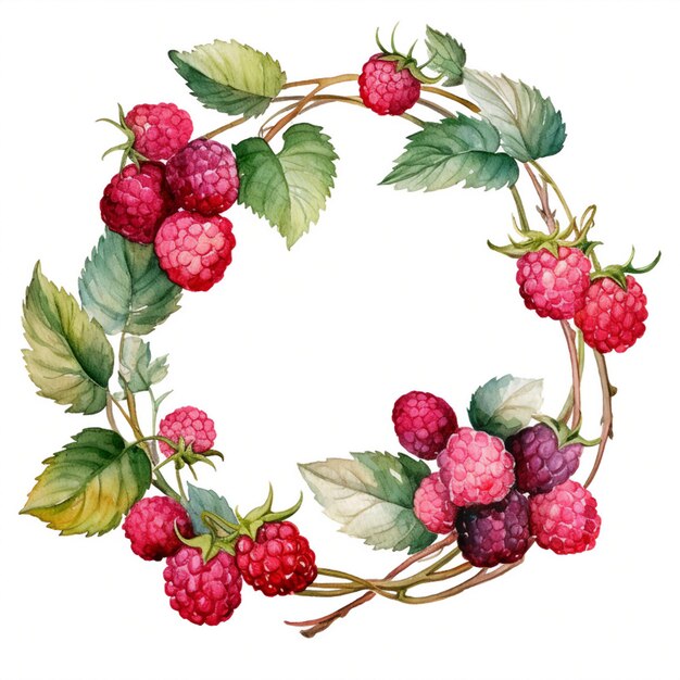 Berry Wreath background