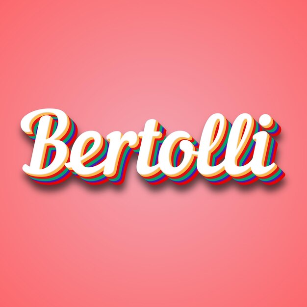 Foto bertolli tekst effect foto afbeelding cool