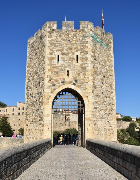 Photo besalu medieval town of la garrotxa girona