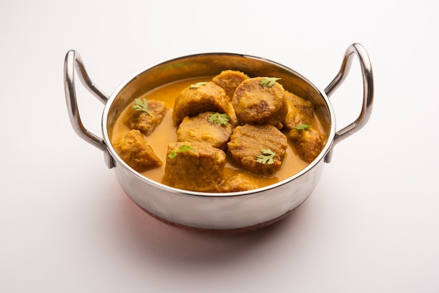 Besan Gatte Ki Sabzi or Gatta Curry Recipe, popular rajasthani menu for lunch or dinner