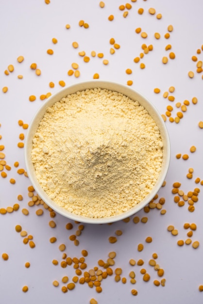 Besan Gram Flour or chickpea flour is a powder made from ground chickpea known as Bengal gram