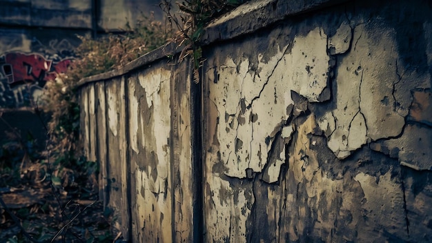 Beschadigde textuur van de cementmuur