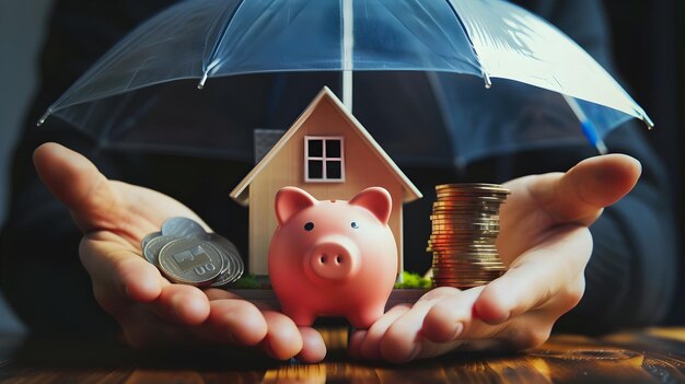 Bescherming van financiële activa en beleggingen in woningen met beschermende handen en deposito'sverzekering